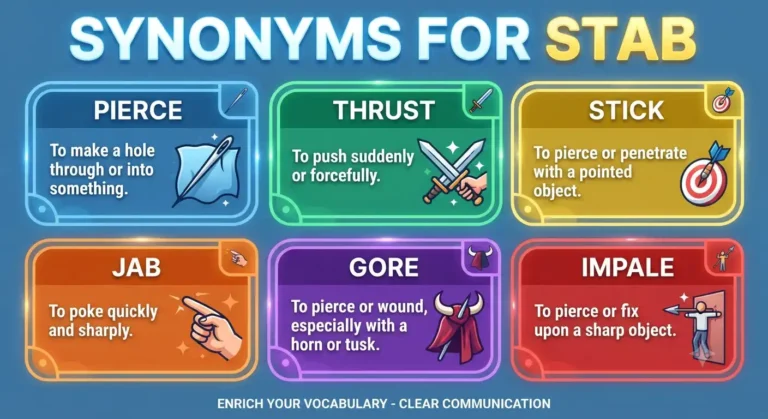 synonyms for stab