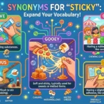 synonyms for sticky