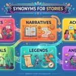 synonyms for stories