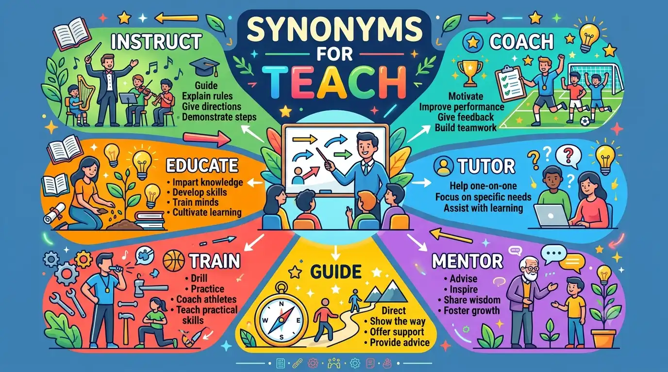 synonyms for teach