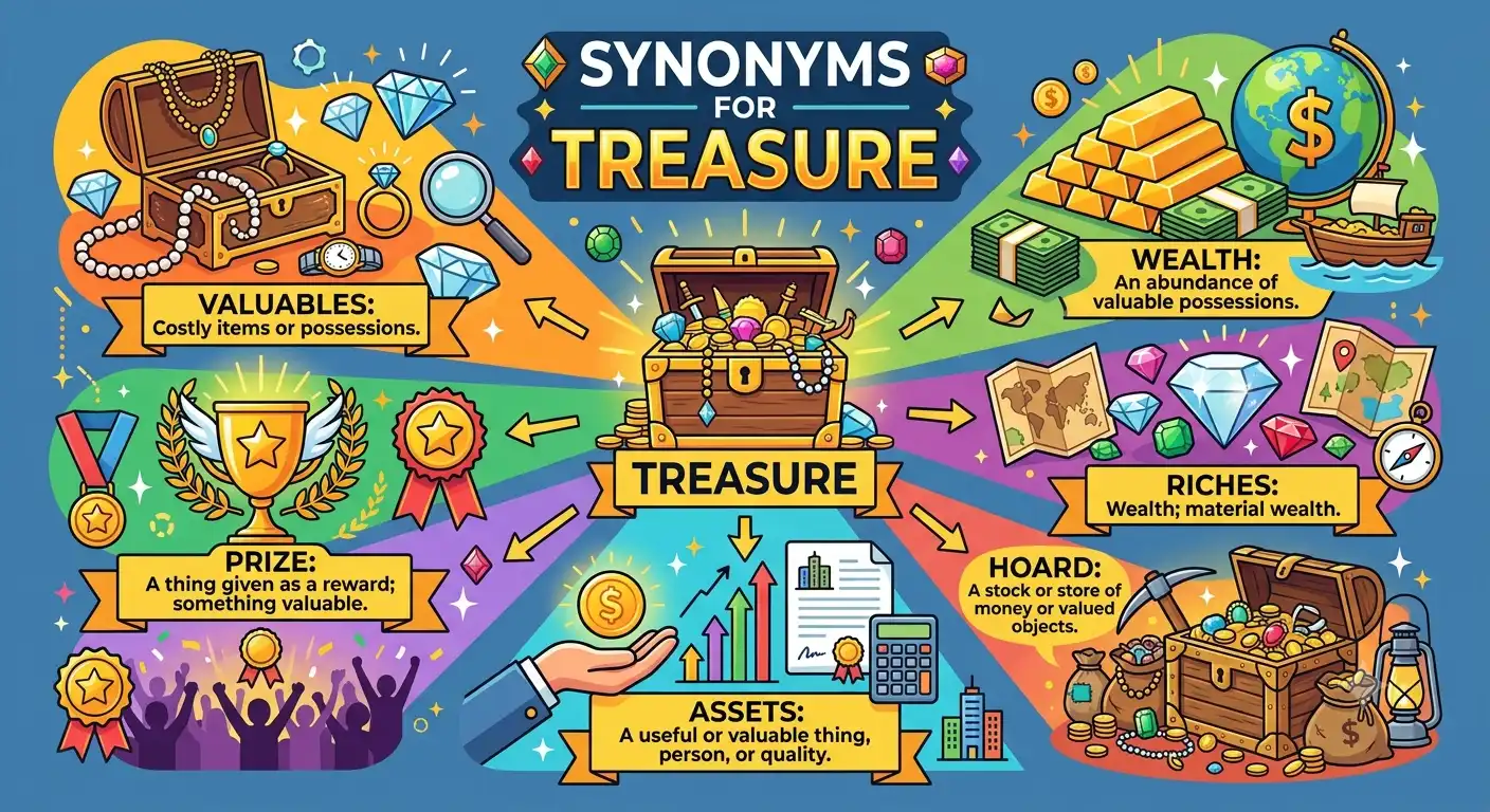 synonyms for treasure