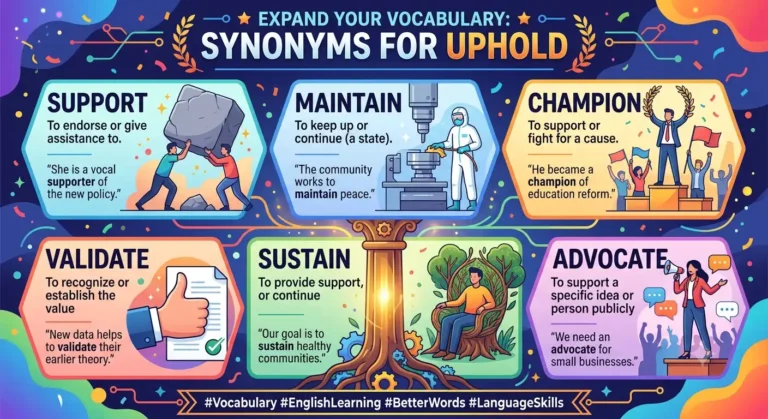 synonyms for uphold