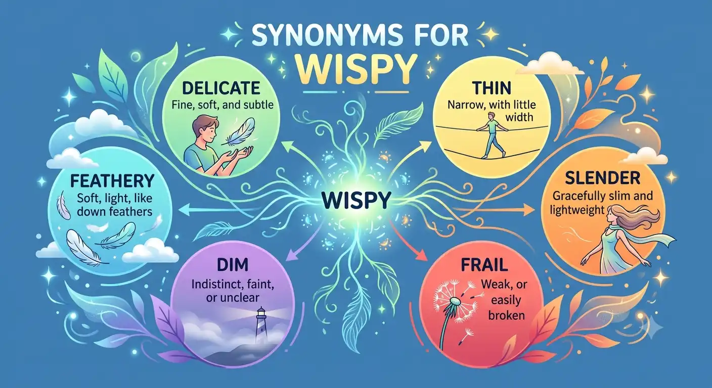 synonyms for wispy