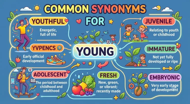 synonyms for young