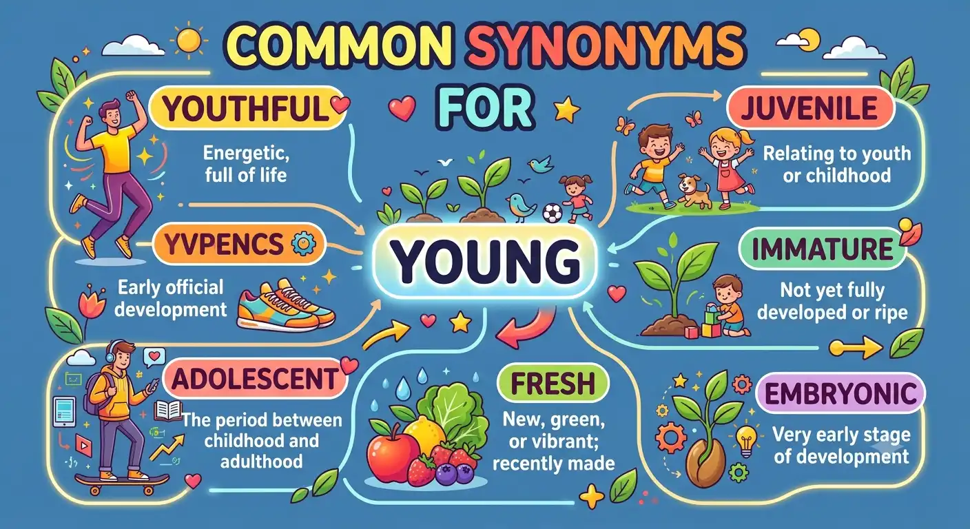 synonyms for young