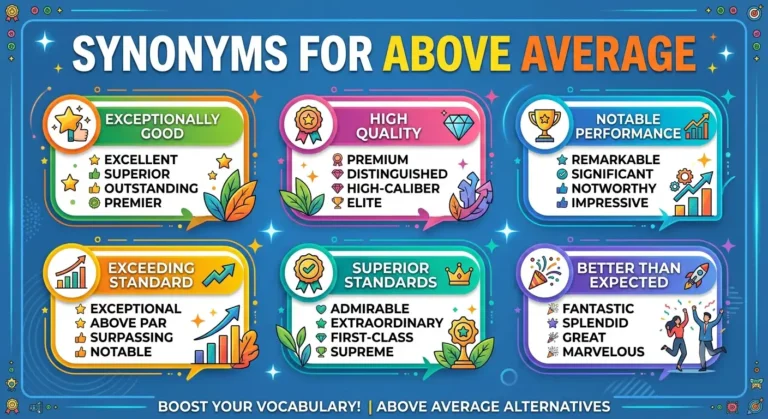 synonyms for above average