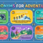 synonyms for adventures