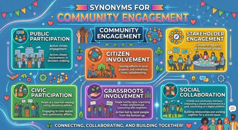 synonyms for community engagement