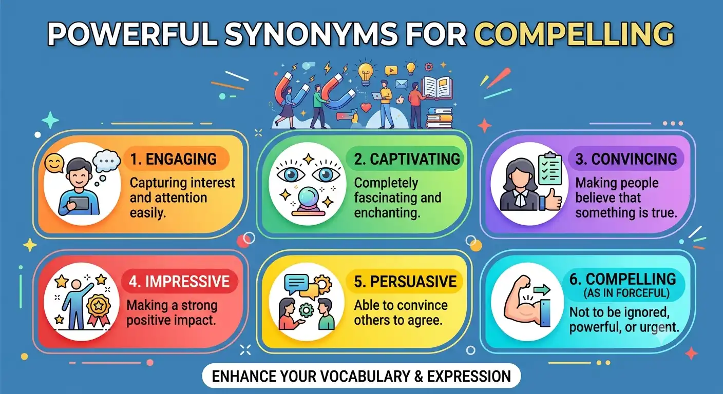synonyms for compelling