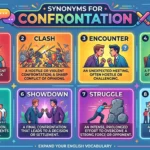 synonyms for confrontation