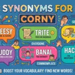 synonyms for corny