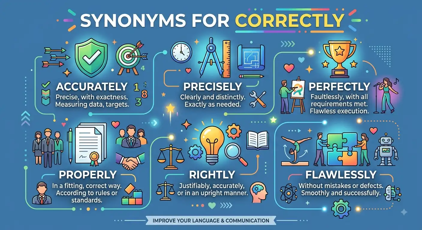synonyms for correctly