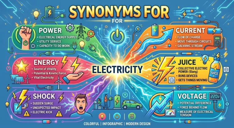 synonyms for electricity