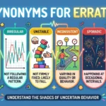 synonyms for erratic