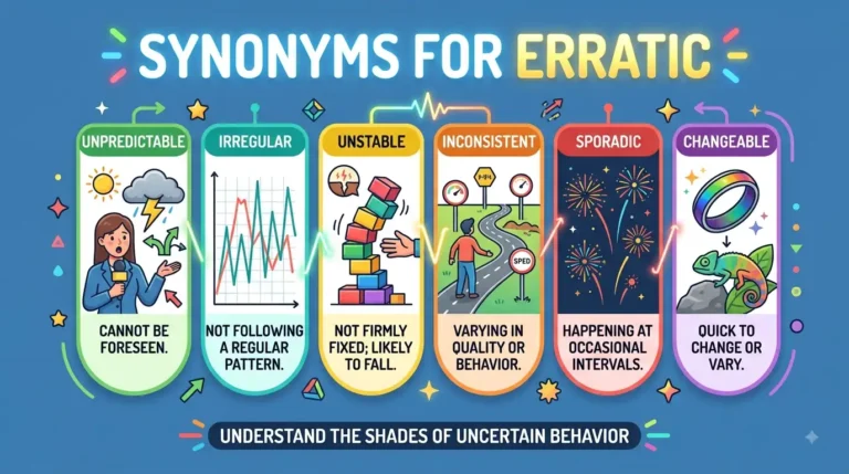 synonyms for erratic