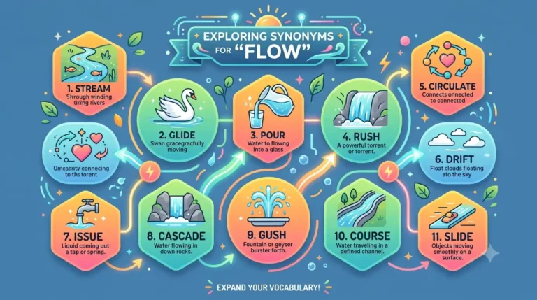 synonyms for flow