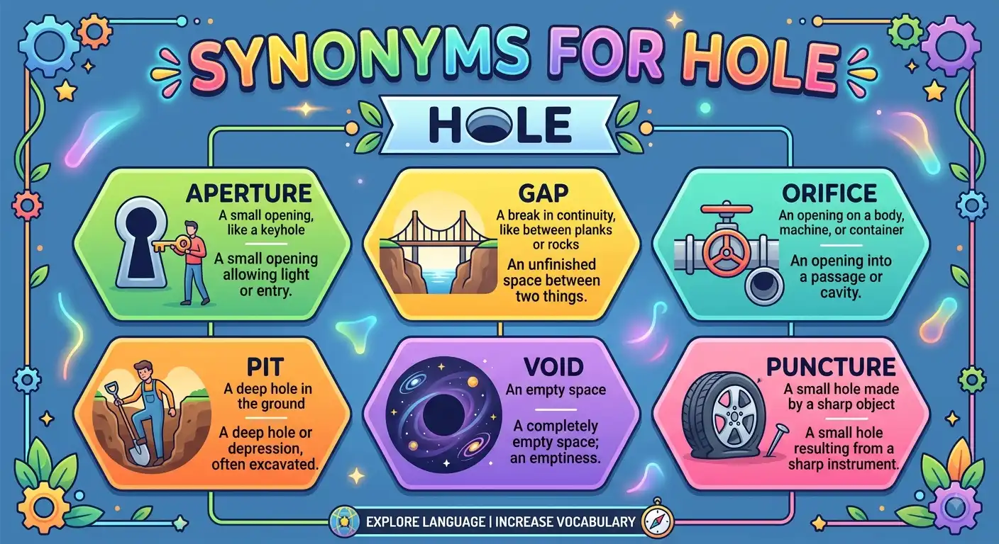 synonyms for hole