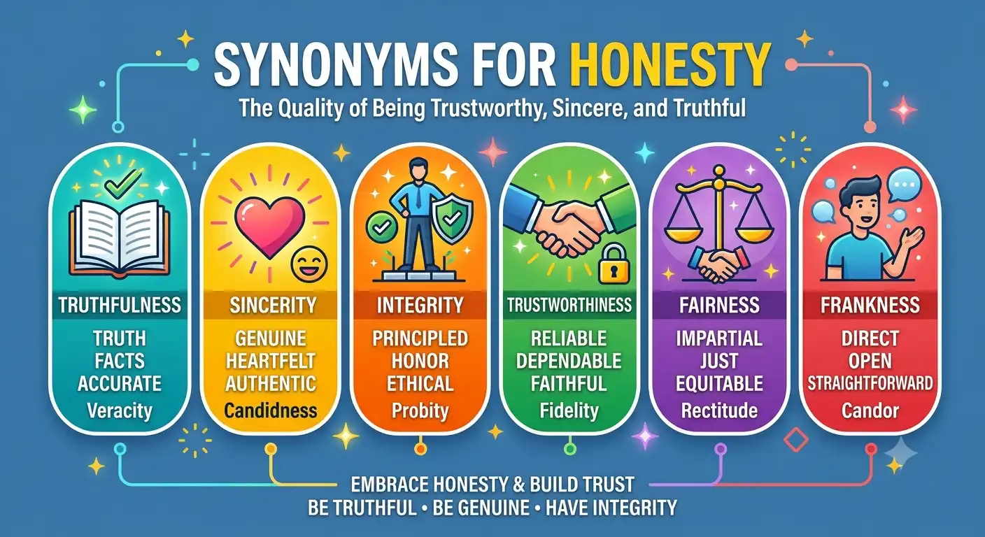 synonyms for honesty