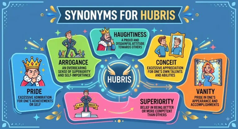 synonyms for hubris