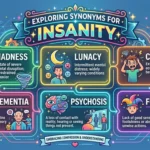 synonyms for insanity