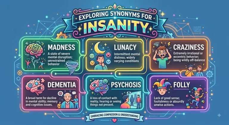 synonyms for insanity