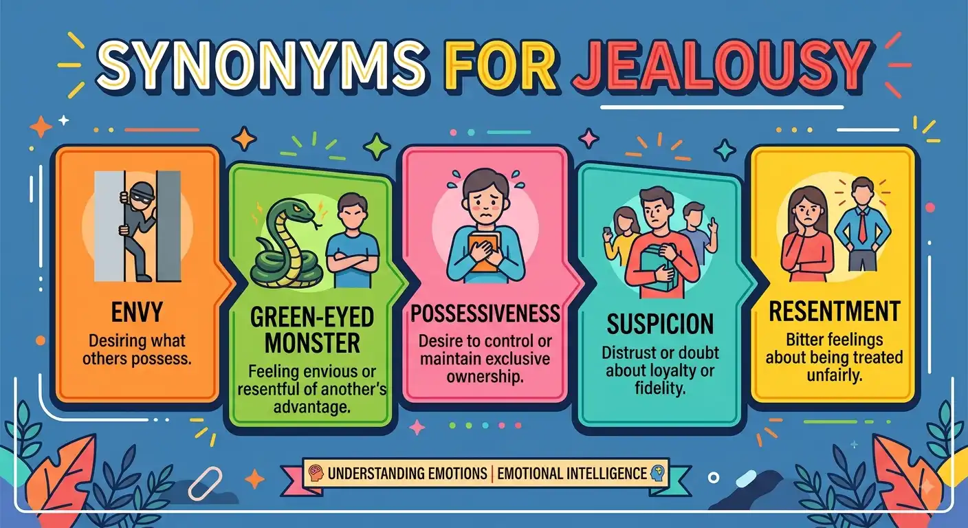 synonyms for jealousy