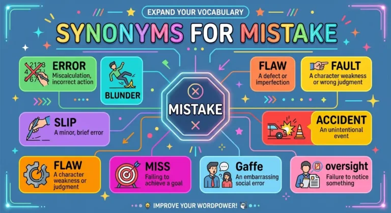 synonyms for mistake