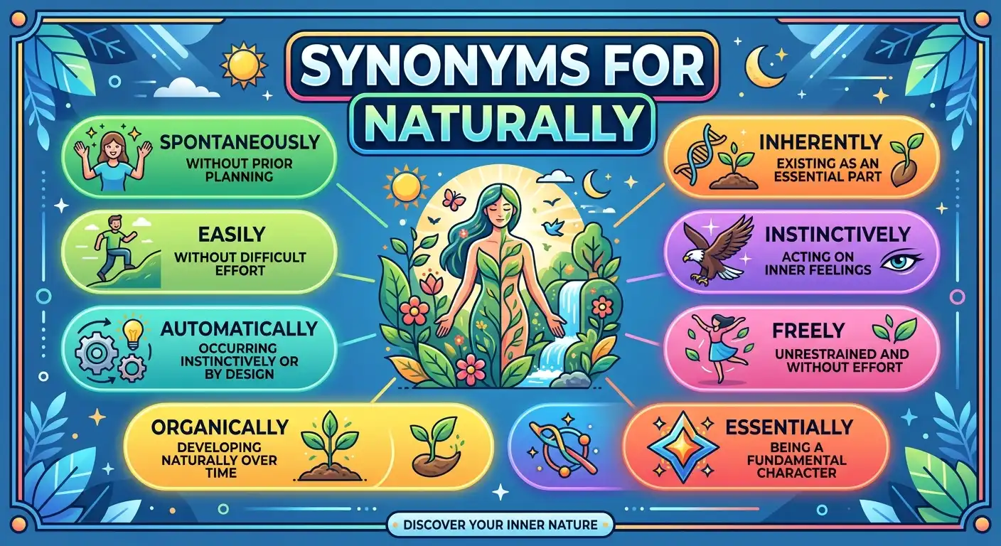 synonyms for naturally
