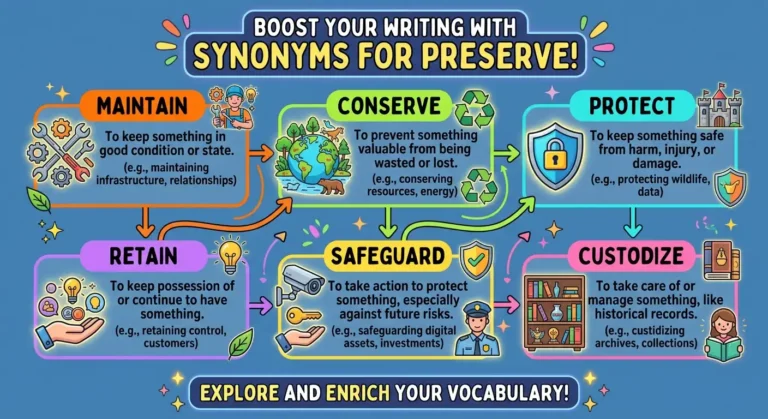 synonyms for preserve