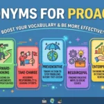 synonyms for proactive