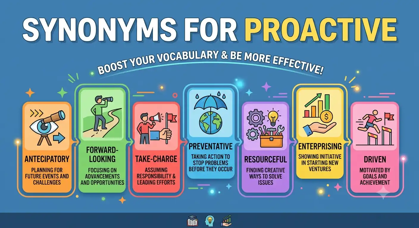 synonyms for proactive