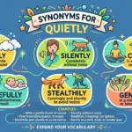 synonyms for quietly