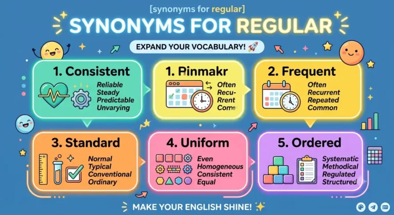 synonyms for regular