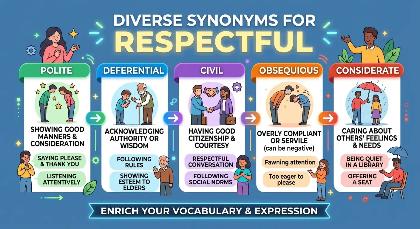 synonyms for respectful