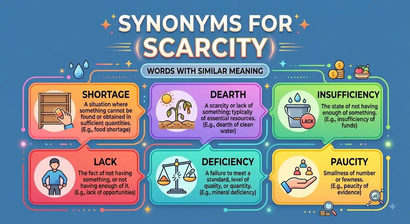 synonyms for scarcity