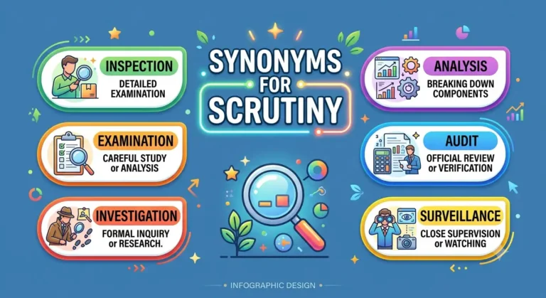 synonyms for scrutiny