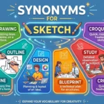 synonyms for sketch