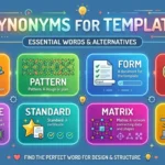 synonyms for template