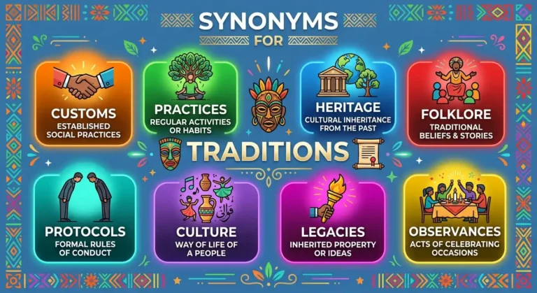 synonyms for traditions