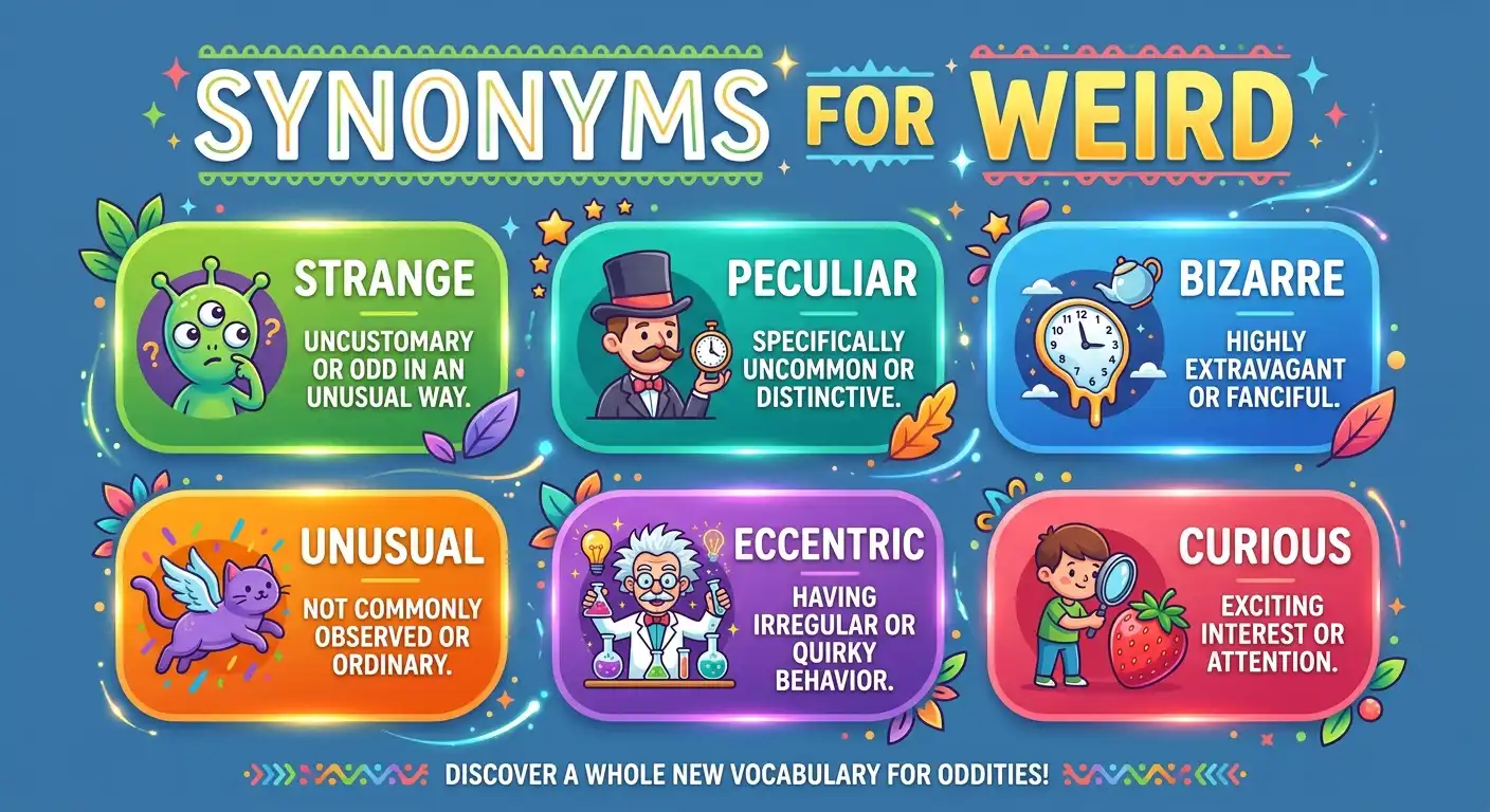 synonyms for weird