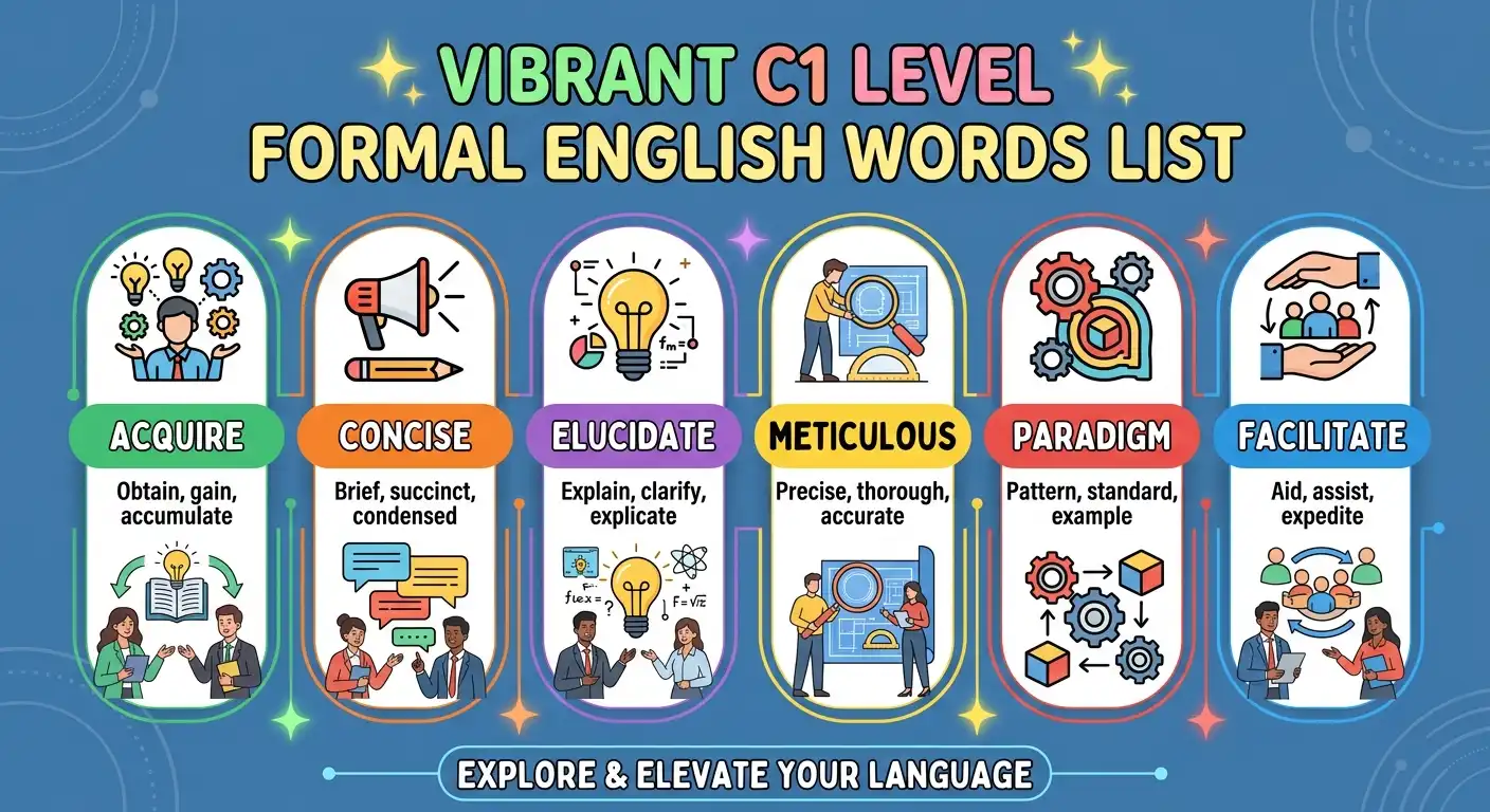 c1 level formal english words list