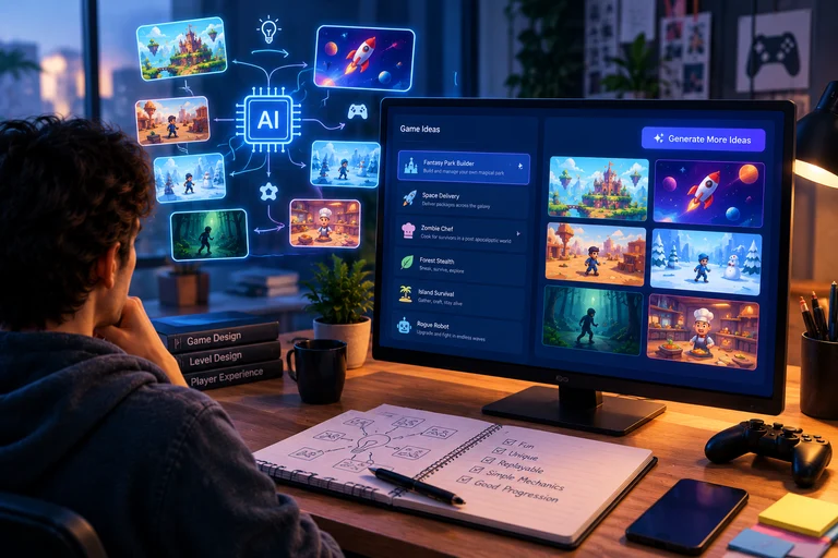 AI Game Makers for Faster and Better Brainstorming Ideas