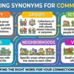 synonyms for communities