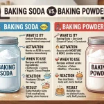 Baking soda vs Baking powder