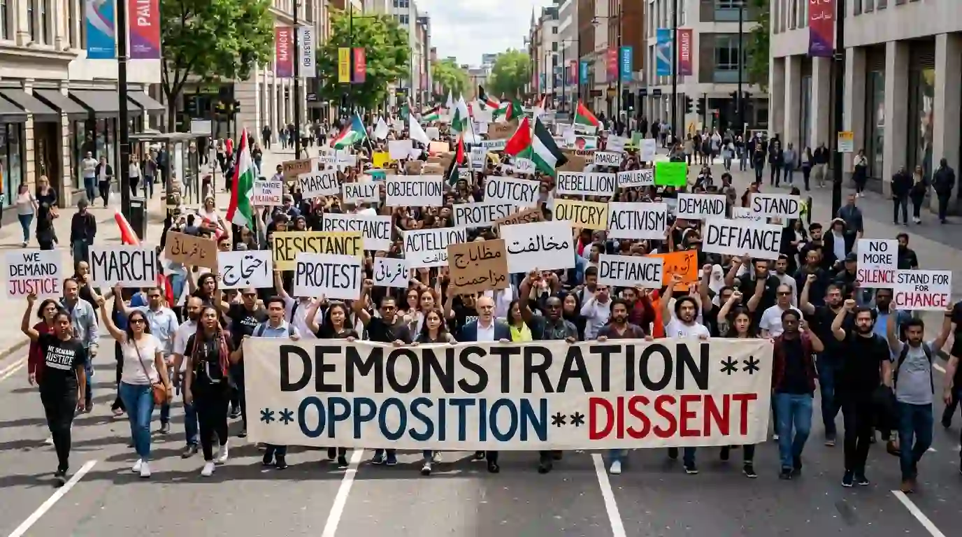 what is a synonym for protest